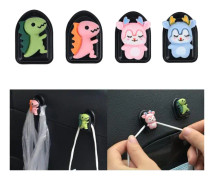 Söt bil mini krok för mask, söta bilkrokar för instrumentbräda för nyckel