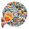 Laptop Stickers Paket 100st Coola Stickers Variation Vinyl Bil, ZQKLA