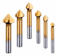 Metallträborr, titanmetallförsänkare HSS 90 graders fasning 6,3 mm, 8,3 mm, 10,4 mm, 12,4 mm, 16,5 mm, 20,5 mm valnötssänkare