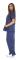 Dam Scrub Set Sex Pocket Medicinska Scrubbar (V-hals med Cargo