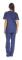 Dam Scrub Set Sex Pocket Medicinska Scrubbar (V-hals med Cargo