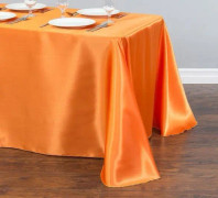Vit Bordsduk Polyester Bordsduk Rektangulär Satin Duk för Födelsedag Jul Hemfest Dekor Bröllopsmaterial