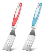 2 st Mini Brownie Serverspatel Skär- och Serveringsspade Cookie Spatel Mini Spatel med Hålrum