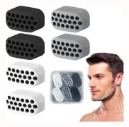 6-pack silikon Jawline Trainers - Jaw Trainer Ball för kvinnor och män - 3 träningsnivåer - Stärka och dra åt käkarna