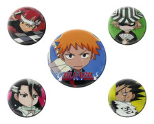 Bleach Anime Pins: 5-pack, Stor & Liten, Visa Din Kärlek