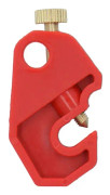 Circuit Breaker Lockout Air Switch Säkerhetsnyckellöst lås 10 mm/0,4 tum låshål med guldskruvknopp Verktygsfritt