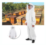 Professionell biodlardräkt Anti Bee skyddsutrustning med slöjhuva F