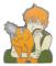 Anime Chainsaw Man Cartoon Badge Chainsaw Man Elektrisk Haj Sub