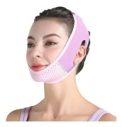 Återanvändbar V-linjemask Ansiktsbantningsrem Double Chin Reducer Chin Up