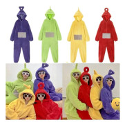Anime Teletubbies Kostym Vuxen Julpyjamas Pyjamas Sovkläder Jumpsuit Es