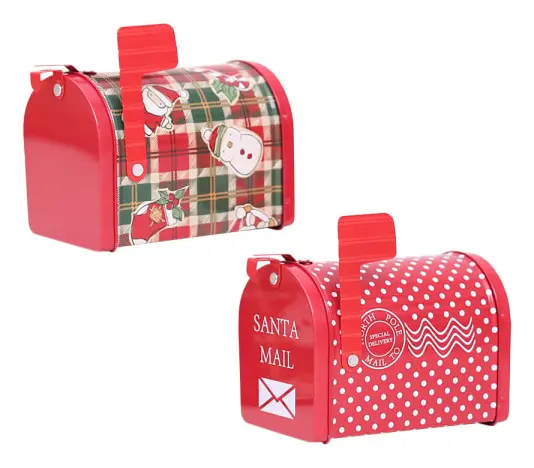 Julklapp Stor Järnask 13*9.5*8cm 2 stycken
