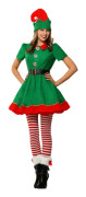 Jultomtdräkt för barn Vuxen tomtedräkt Set Härligt familjealvdräktset Set Fancy Dress