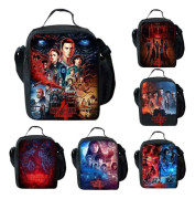 Stranger 4 Pattern Isolated Lunch Box Kid Vuxen Skola Utomhus Picknickpåsar Present (FMY)
