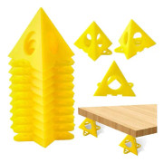 10 stycken Mini Paint Rack Tools Triangulära färgdynor för träbearbetningstillbehör