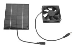 Solpanel fläkt avgasventilation värmeavledning verktyg fo