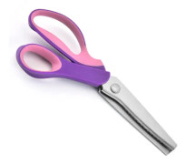 Pinking Scissors Sömnadssaxar Zigzag Sågtandad Blad Färg, ZQKLA
