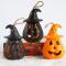 Halloween Pumpa Lights Mini Led Pumpa Lights Mini Hängande Lykta Halloween Party Blixt Dekoration Orange Sunmostar