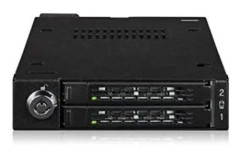 ICY Dock ToughArmor MB092VK-B - Hållare för lagringsenheter - rugged - 2.5" - NVMe PCIe - U.2, U.3 - svart