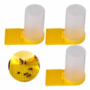 Bivattenmatare, 3 st plastbimatare Bidlingstillbehör Biodlingsutrustning Tillbehör Vätskematningssystem Vattendispenser Bimatare