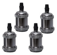 E27 Vintage Lamp Holder Socket. 4 Taklampor Sockel Lampbas Retro Lampbas