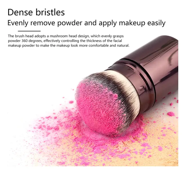 1 st Infällbar borste Infällbar Foundation Powde Makeup Brush