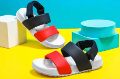 Barnstrandsandaler Sommar Baby Little Solid Sandaler