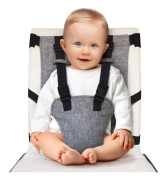 1 st grå barnmatstol säkerhetsbälte, babysits