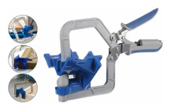 C-klämma, Premium Face Clamp Clip rät vinkel Heavy Duty låstångsats, rostsäkert klämverktyg