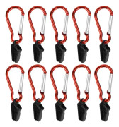 10 st tältklämma karbinhake plast presenningklämma presenningklämma karbinhake vindtät tältlås handtag kraftig presenningklämma set