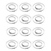 Drivaxelklämmor 41mm och 127mm Rostfritt Stål Justerbar Drivaxel 24 st