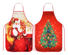 2 st julskärd, tomte julgran julmiddag matlagning förkläde, för kvinnor M