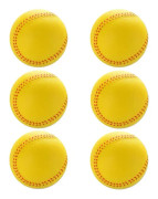 6-pack träningsbasebollar i skumgummi för barn och tonåringar