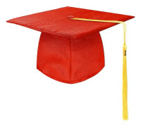 Unisex Examen Mössa, Justerbar Examen Mössa Examen Mössa för