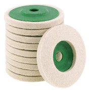 10 st Diameter 100mm Polering Ull Polering Hjul Pad Buffert Di