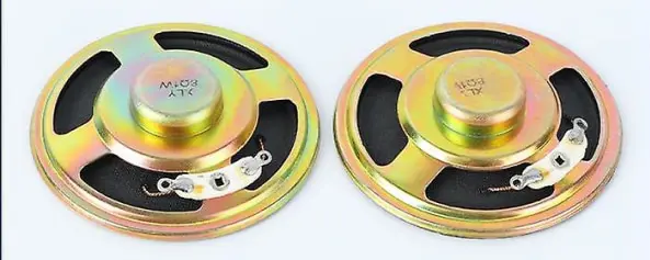 57mm Pappkonhögtalare 8 Euro 0.5w Järnskal Inre Magnetisk Högtalare Bygg Intercom Högtalare Hög Decibel 1 Pack