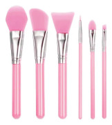 Silikon Makeup Borste Set Pulver 6st