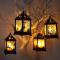 Halloween Hängande Led Lantern Led Ljusstake Halloween Utomhus Inomhusdekoration Heminredning Spökhusprydnader Ns2（Häxa）