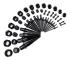 Ear Stretching Kit 50 delar Öronmätare Expander Set null ingen