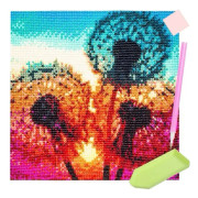 Diamond Painting 30x30 cm Träd Diamantmålning DIY