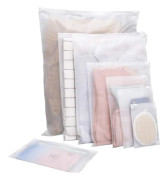20-pack satinplastförvaringslådor med dragkedja, vattentäta,