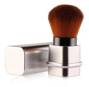 1 Pack Manikyr Rengöringsborste Retractable Square Blush Brush Bärbar Make-up Borste Med Lock Manikyr Verktyg