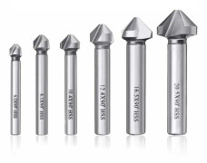 Pcs Fasavskärare 90° Konborr Sänkskruv Spiralborr Cylindrisk Avslipningsfräs för Trä Metall PVC Maskinverktyg 6.3/8.3/10.4/12.4/16.5/20.5mm
