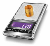 Bärbar Pocket Scale Smyckesvåg Mini Diamond Gold Coin S,ZQKLA