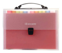 13-pack expanderande filmappar Dragspel Document Organizer,