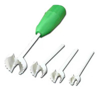 Yaju Grönsaksborre Spiralskärare Grävanordning Corer för fyllda grönsaker Hem Köksverktyg (2 set-grön)