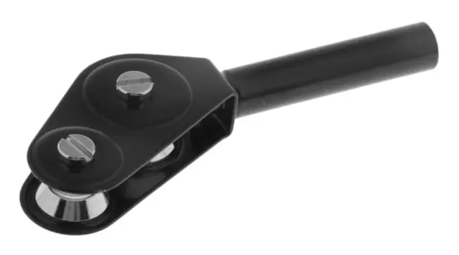 Dubbel rullstångsfäste fiskespö toppspö räls fiskeutrustning tillbehör (8mm) 8mm