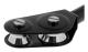 Dubbel rullstångsfäste fiskespö toppspö räls fiskeutrustning tillbehör (8mm) 8mm