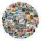 Laptop Stickers Paket 100st Coola Stickers Variation Vinyl Bil, ZQKLA