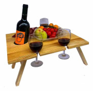 Park Concert Outdoor Picknickbord Fällbart Massivt Trä 30 x 24 cm 1 Styck