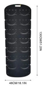 Baseballkepsställ hängande över dörren Cap Organizer w Black L